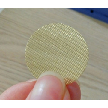 Изготовленный на заказ Размер плоский круглый латунь проволока сетка фильтр диск